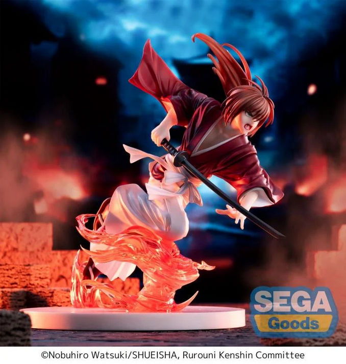 Meiji Swordsman Historia romántica Figura Luminasta Kenshin Himura (Original).