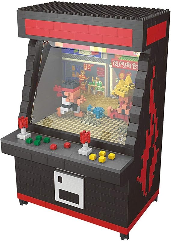 Street Figther Arcade, micro bloques para niños o adultos.